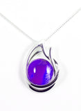 Double Teardrop Circular Pendant