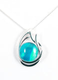 Double Teardrop Circular Pendant