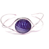 Val B's Wax Simplicity Sterling Silver Ornate Cuff Bangle