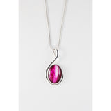Desire split bale sterling silver pendant