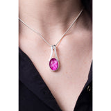 Desire split bale sterling silver pendant