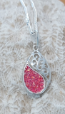 Ionian Bougainvillea Filigree Pendant