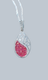 Ionian Bougainvillea Filigree Pendant